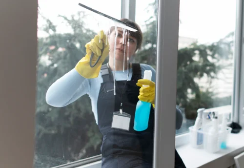 Nettoyage de vitres intérieures et extérieures à Santec